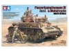 Tamiya 25208 Panzerkampfwagen IV Ausf F. & Motorcycle North Africa 1/35